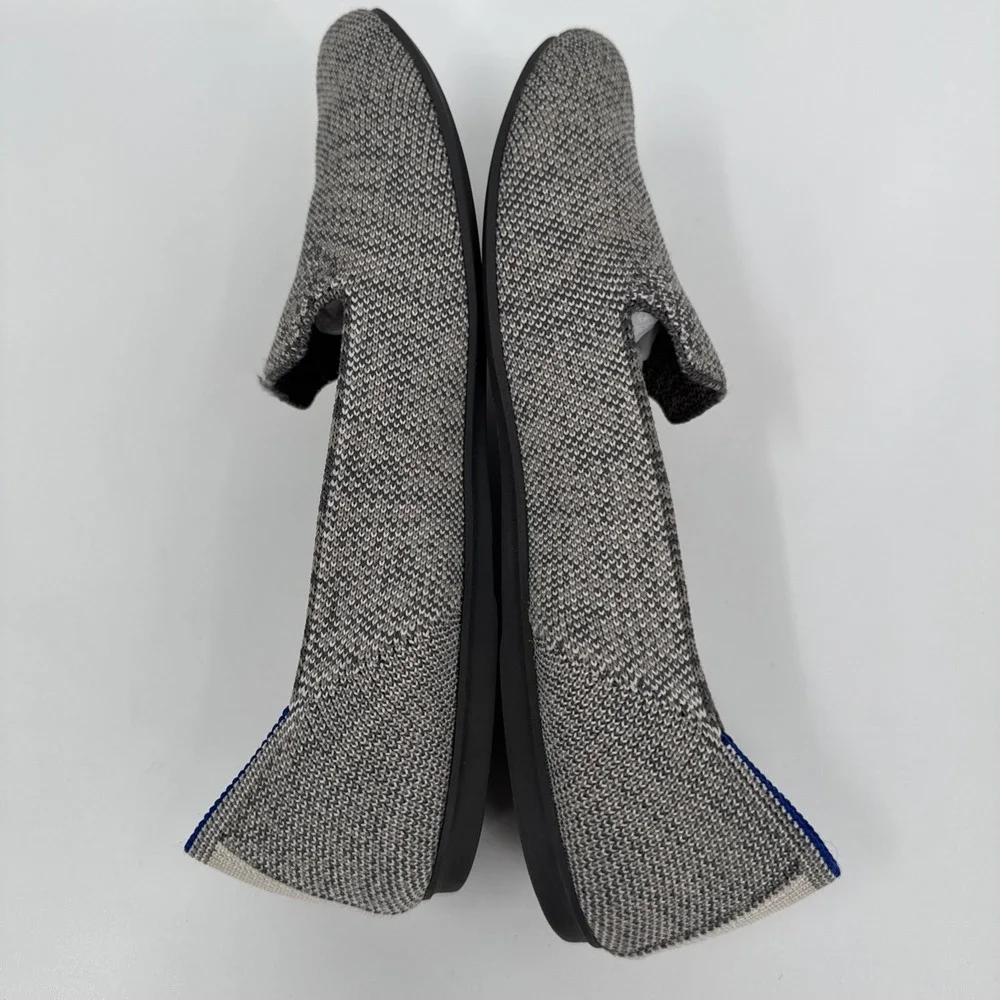 Rothy's Gray Taupe Heathered Loafers Women's 7.5 Casual Quite Luxury Minimalist